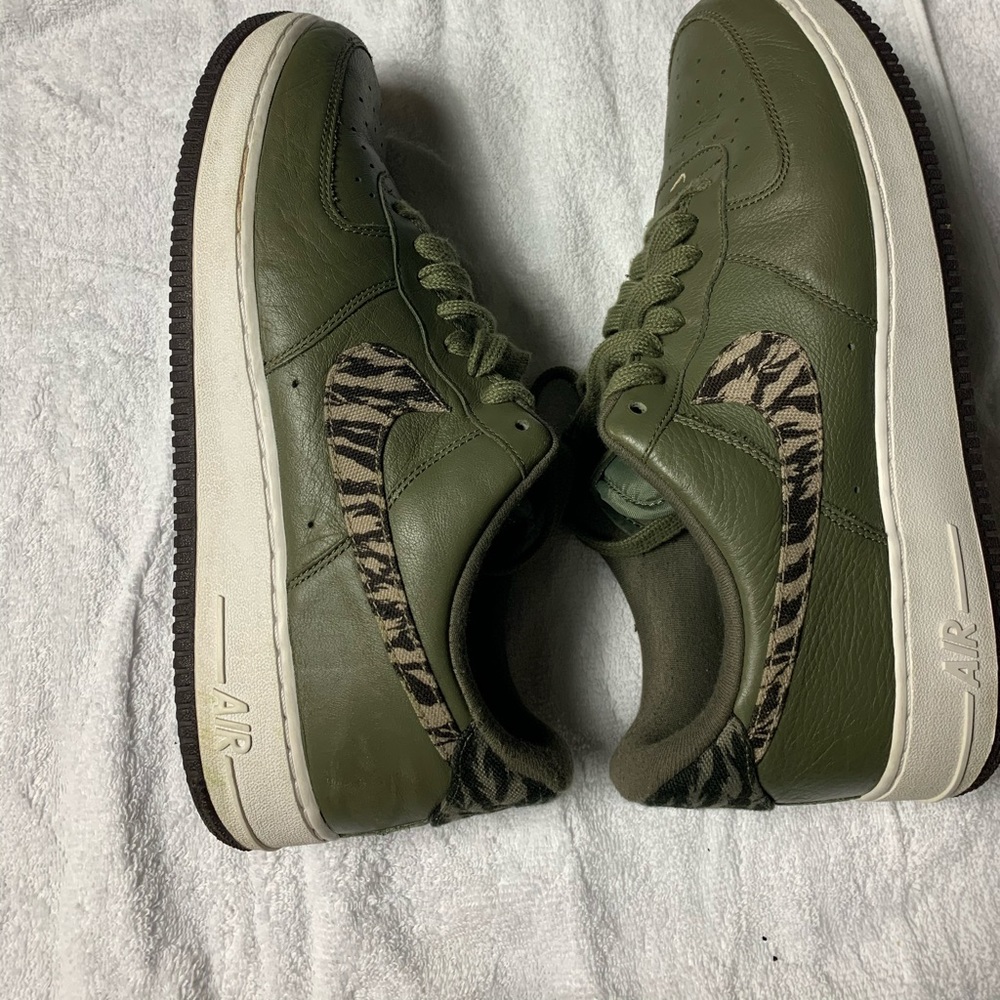Nike Air Force 1 Aop Prm Medium Olive Khaki